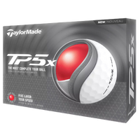 TaylorMade TP5X Golf Balls [WHITE]