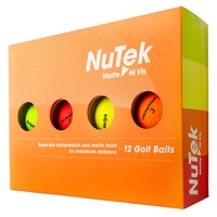 Prosimmon Nutek Golf Balls Matte Multi Colour