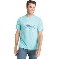 IZOD Saltwater Gamefish Men's T-Shirt - Blue Radiance