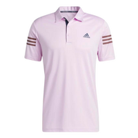Adidas 3 Stripe Men's Polo Shirt [BLISS LILAC]
