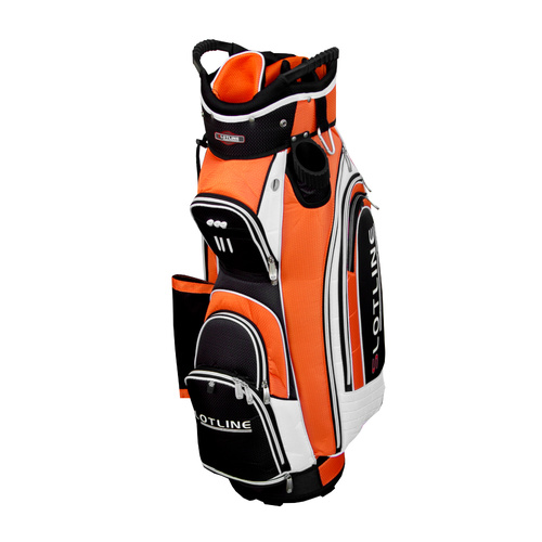 Slotline Dynasty Golf Cart Bag - Orange/Black