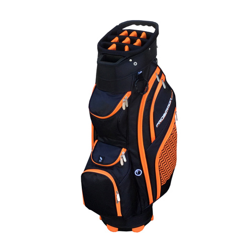 Prosimmon Platinum Golf Cart Bag - Orange