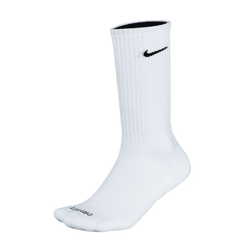 Nike Dri-Fit Crew Socks - 3 Pack - White [Size: Medium]