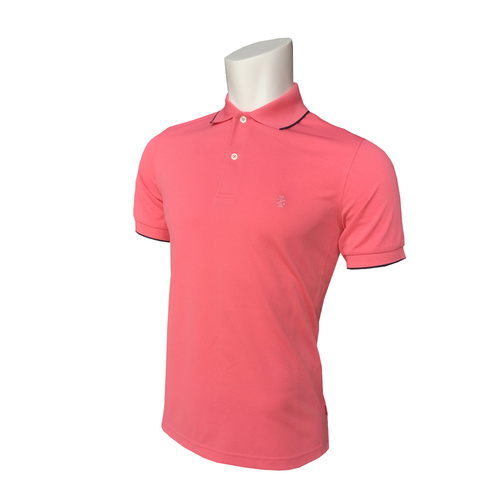 IZOD SS Solid Ply Piq Polo - Tea Rose [Size: Small]