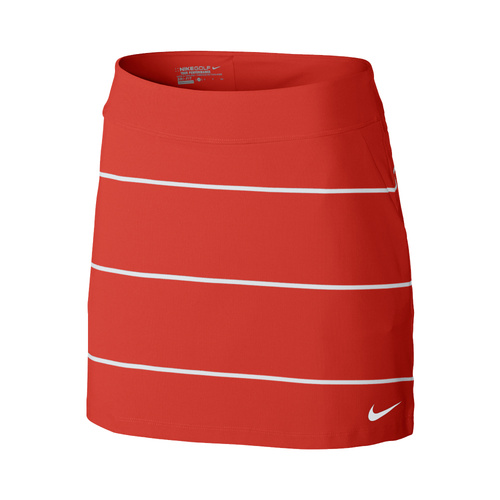 Nike Ladies Tournament Knit Stripe Skort - Crimson [Size: Large]