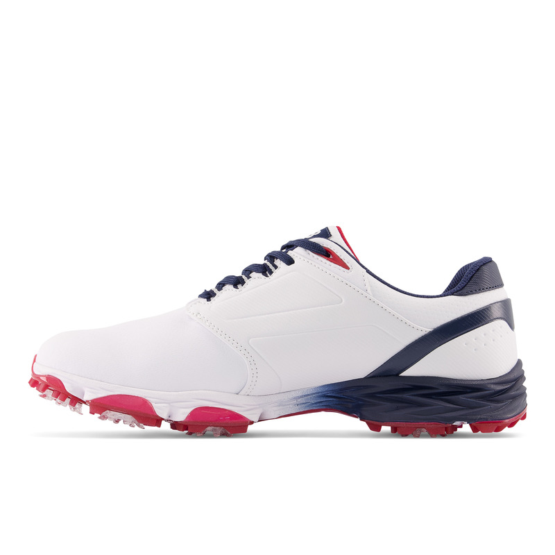 New Balance Striker V3 Mens Golf Shoes [WHT/BL/RD]