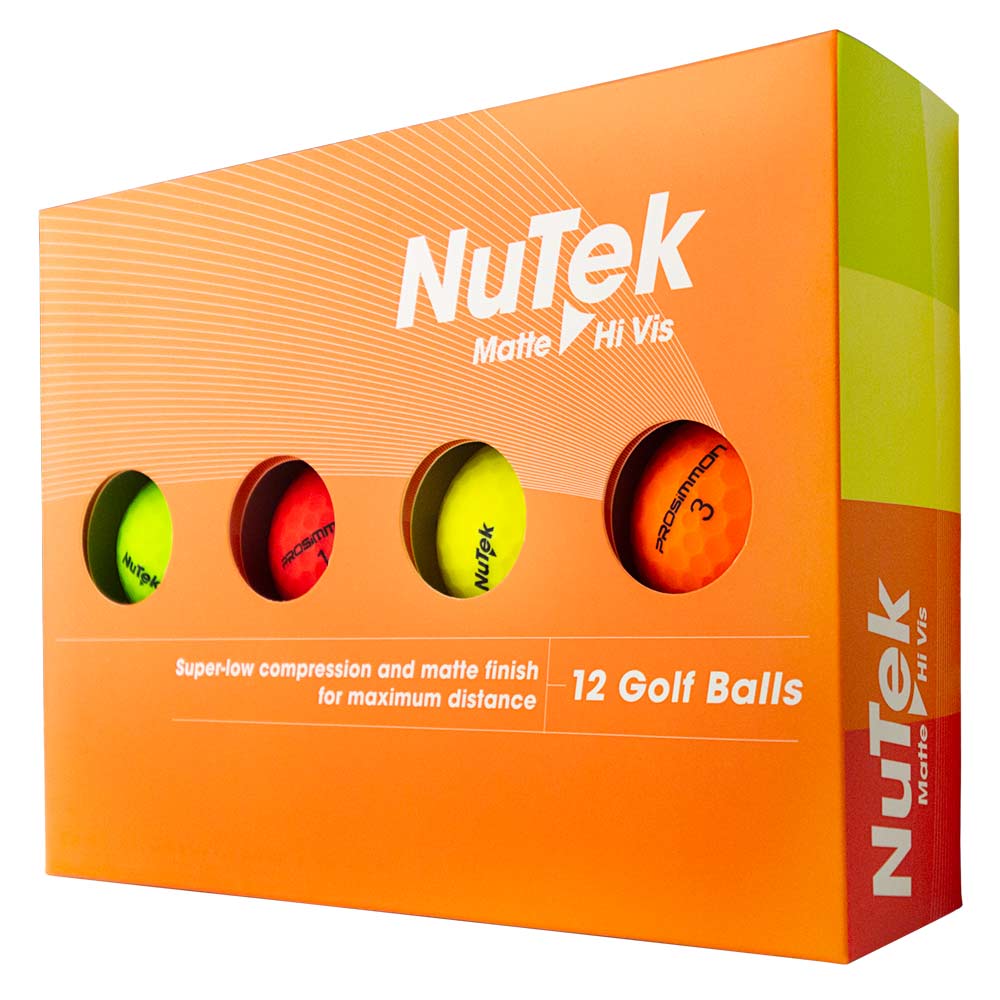 Prosimmon Nutek Golf Balls Matte Multi Colour - Prosimmon Golf
