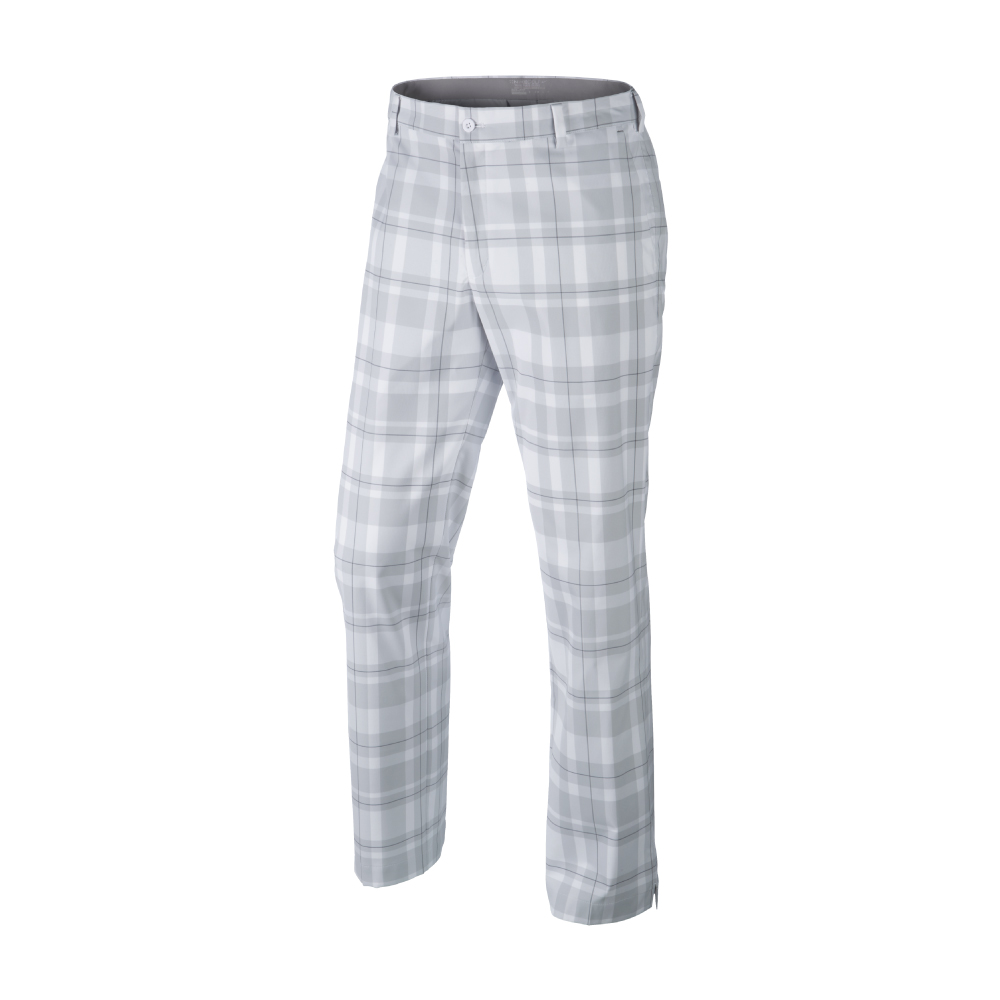 Nike Fashion Plaid Golf Pant - White | Free Delivery Aus Wide | Golf World