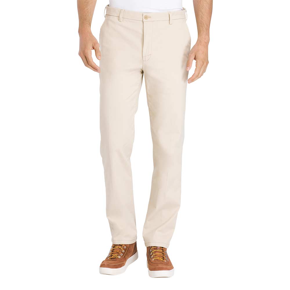 IZOD Stretch Chino Pants - Pale Khaki - IZOD Golf