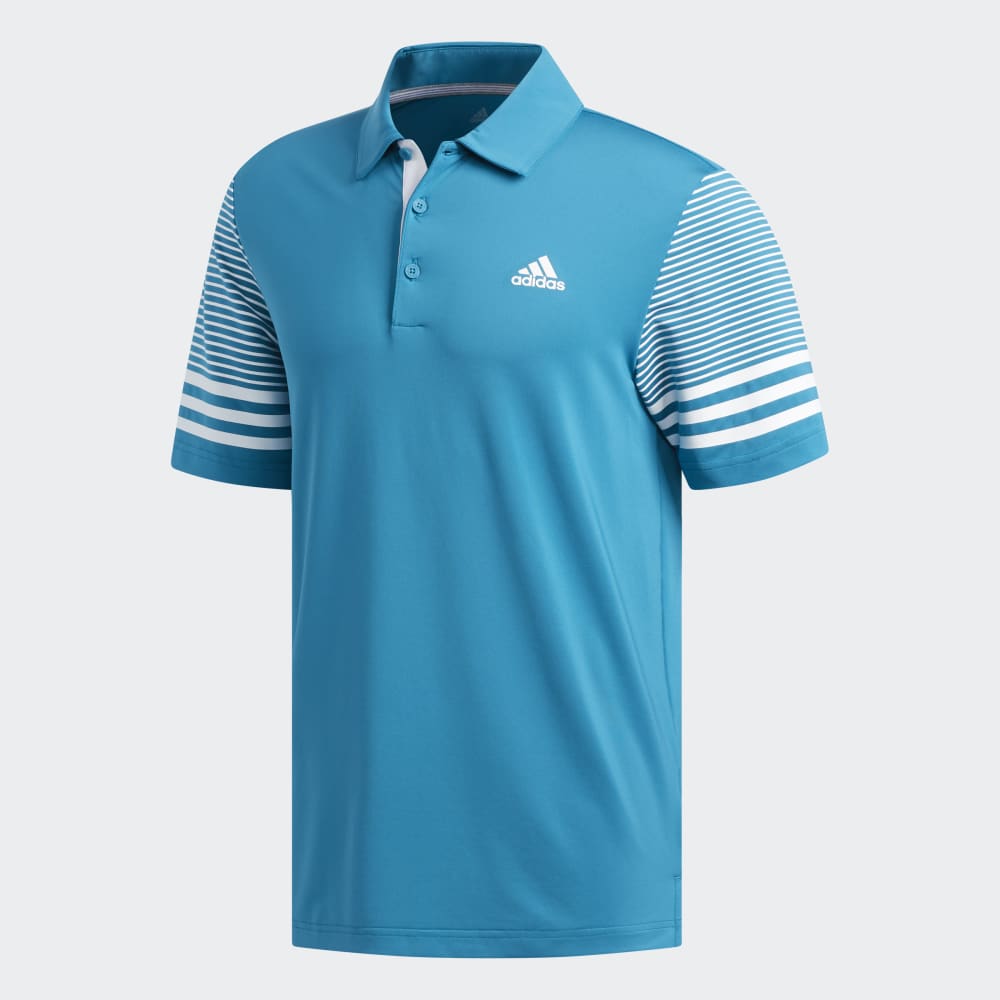 adidas Ultimate365 Gradient Polo - Active Teal - Adidas Golf