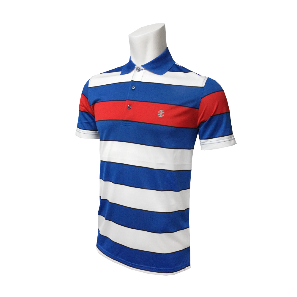 IZOD SS Eagle Wide YD Stripe Polo - Strong Blue | Free Delivery Aus ...