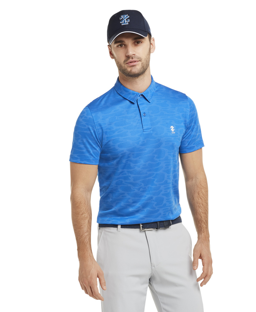 IZOD Camo Polo - Blue - IZOD Golf