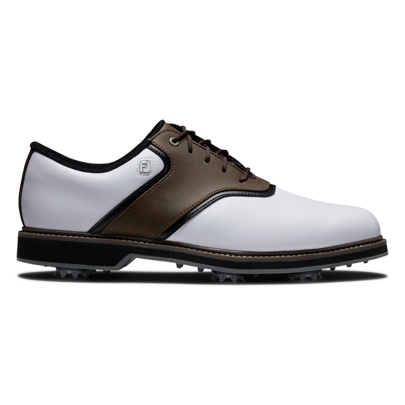 FootJoy Traditions Golf Shoes White/Brown 57905 - Carl's Golfland