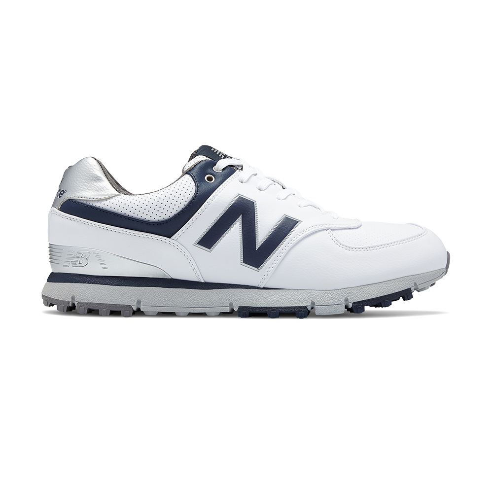New Balance NBG574 SL Golf Shoes - White/Navy