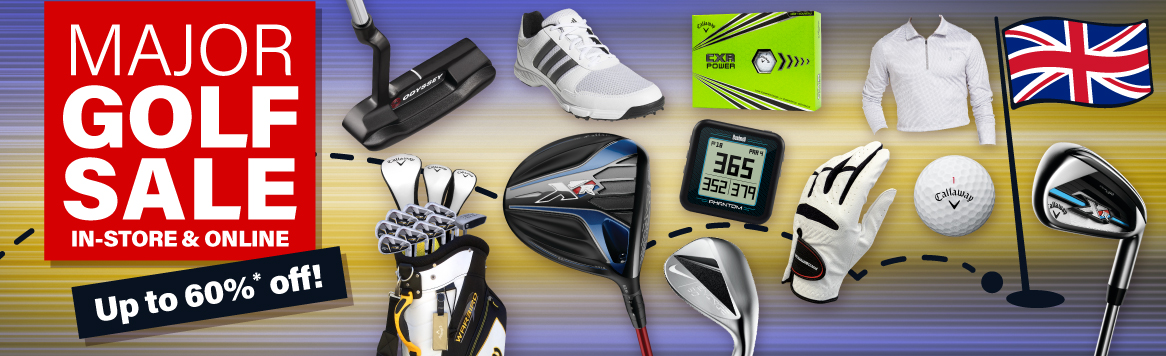 MAJOR GOLF SALE - UP TO 60% OFF