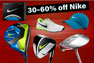 30 to 60% off Selected Nike