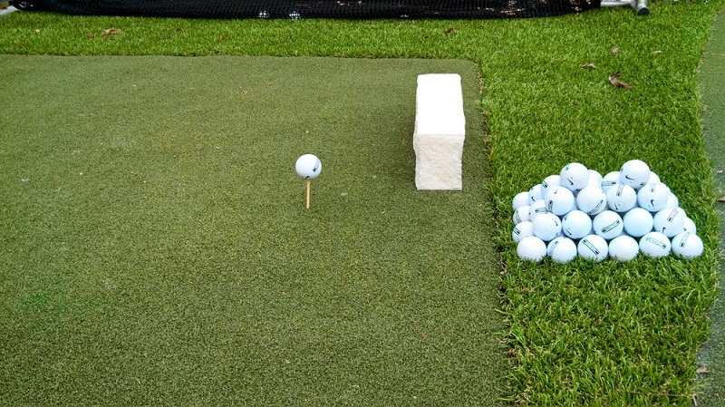 practice golf at home