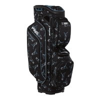 PING Pioneer 244 Cart Bag [BLK/BLU MR PING]
