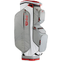 PING Traverse 244 Cart Bag [DK GRY/RED]