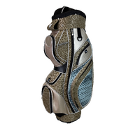 Brosnan Ladies Cart Bag [BEIGE/SKY BLUE]