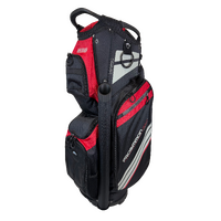 Prosimmon Heritage MK4 Cart Bag [BLK/RED/SIL]