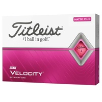 Titleist Velocity Pink 1 Dozen Golf Balls