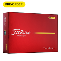 Titleist True Feel Golf Balls [YELLOW][DOZEN]