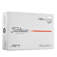 Titleist AIM Velocity Golf Balls [WHITE][DOZEN]