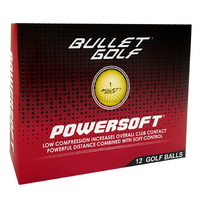 Bullet Powersoft Yellow Golf Balls - 1 Dozen