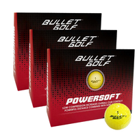 Bullet Powersoft Yellow Golf Balls - 3 Dozen
