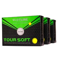 Slotline Tour Soft Golf Balls - 3 Dozen Yellow