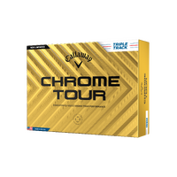 Callaway Chrome Tour Triple Track Golf Balls [WHITE] 
