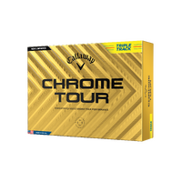 Callaway Chrome Tour Triple Track Golf Balls [YELLOW] 