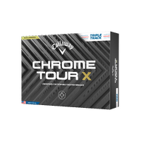 Callaway Chrome Tour X Triple Track Golf Balls [WHITE]