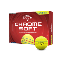 Callaway Chrome Soft 360 Triple Track Balls [YELLOW][DOZEN]