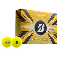 Bridgestone E12 Straight Golf Balls [2025][YELLOW][DOZEN]
