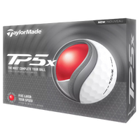 TaylorMade TP5X Golf Balls [WHITE]