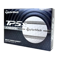 TaylorMade TP5X Stripe Golf Balls [WHITE][DOZEN]