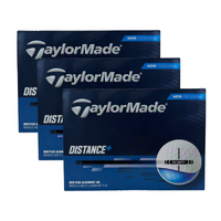 TaylorMade Distance Plus Golf Balls [WHITE][3 DOZEN]