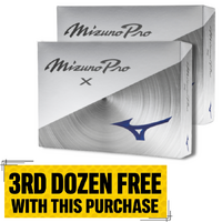 Mizuno Pro X Golf Balls [2025][WHITE][2 DOZEN]
