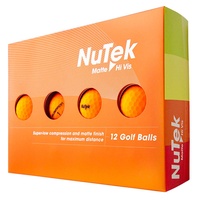 Prosimmon Nutek Golf Balls Matte Orange