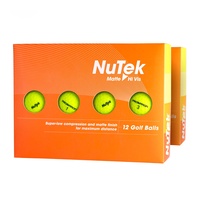 Nutek Golf Balls Green - 2 Dozen