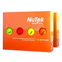 Prosimmon Nutek Golf Balls Matte Multi Colour - 2 Dozen