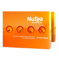 Nutek Golf Balls Orange  - 2 Dozen