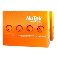 Prosimmon Nutek Golf Balls Matte Orange  - 2 Dozen