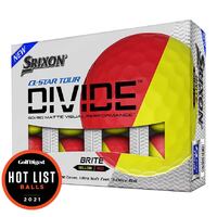 Srixon Q Star Tour Divide Red/Yellow - 1 Dozen
