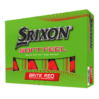 Srixon SOFT FEEL BRITE Golf Balls [RED]