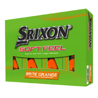 Srixon SOFT FEEL BRITE Golf Balls [ORANGE]