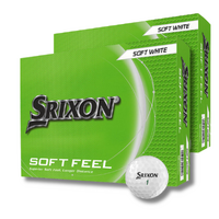 Srixon Soft Feel Golf Balls [2025][WHITE][2 DOZEN]