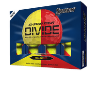 Srixon Q-Star Tour Divide Golf Balls [YEL/RED][DOZEN]